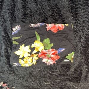 floral tube top